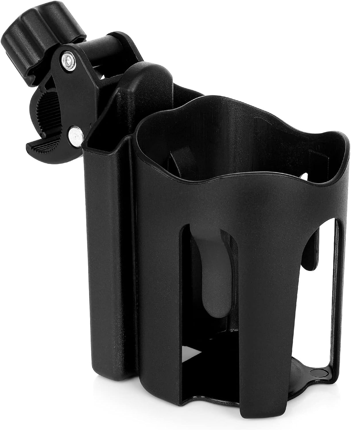Universal Stroller Cup Holder w/ Phone Mount – Bike, Walker, Wheelchair