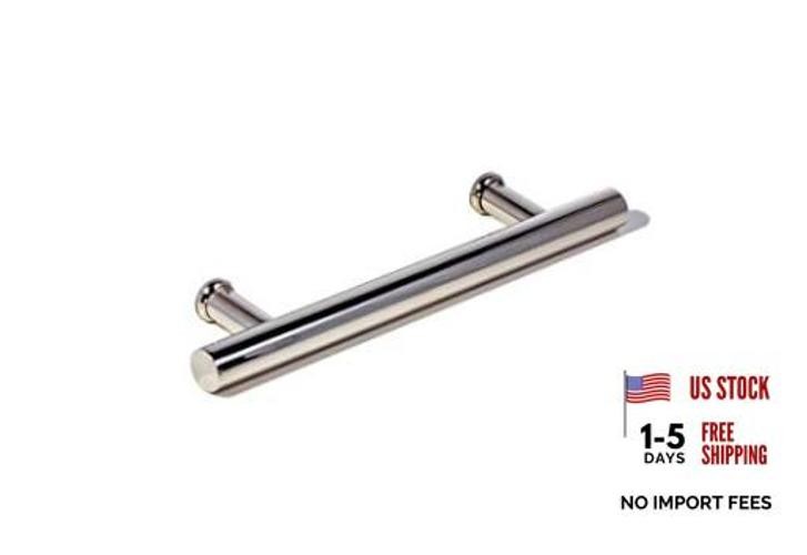 18 Inch Single-Sided Modern Stainless Steel Front Door Handle Chrome Mirror