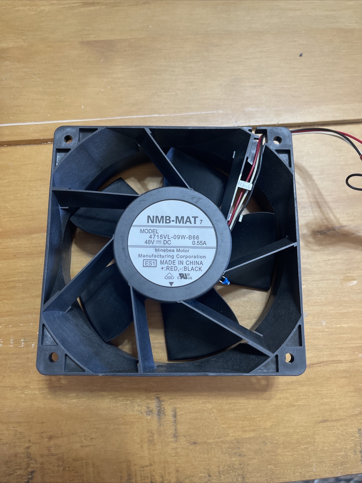 NMB-MAT Minebea Motor 4715VL-09W-B66 48V 0.55A 120*120*38mm Heatsink Cooling Fan