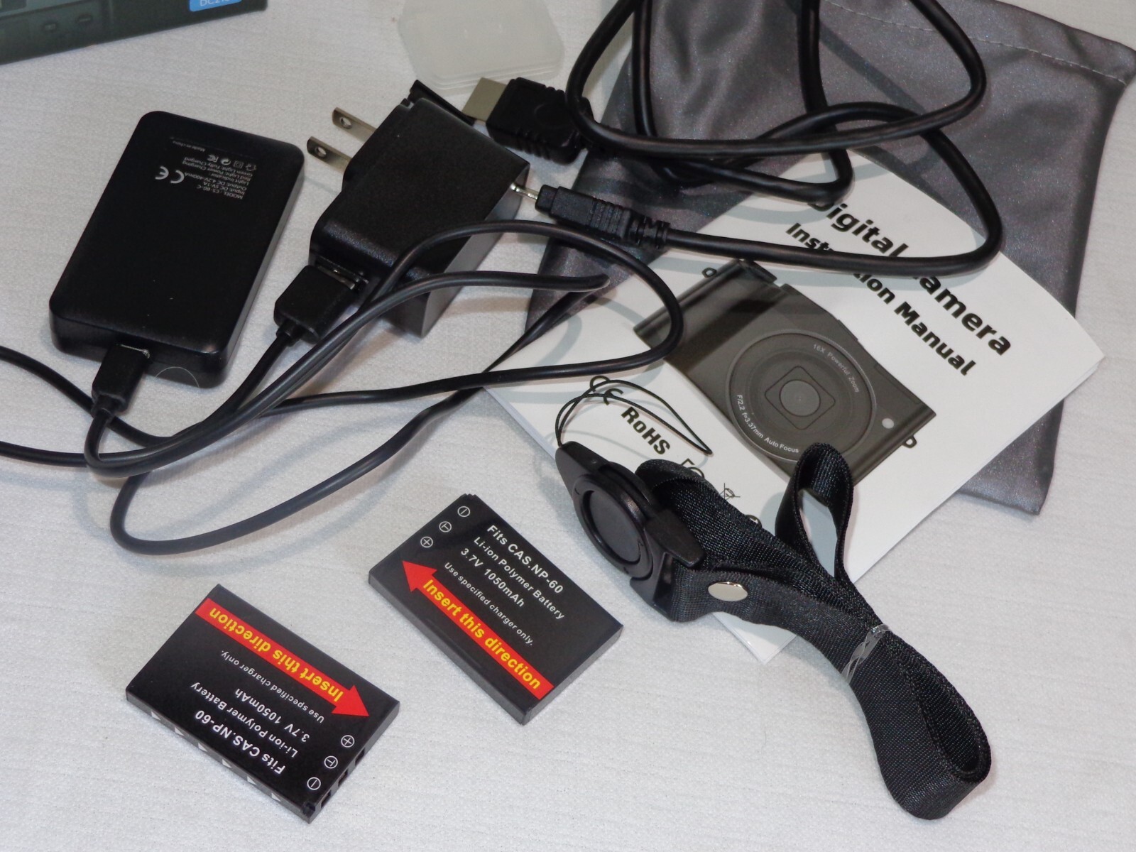 4K Digital Camera DC218 16X Zoom Package in Box