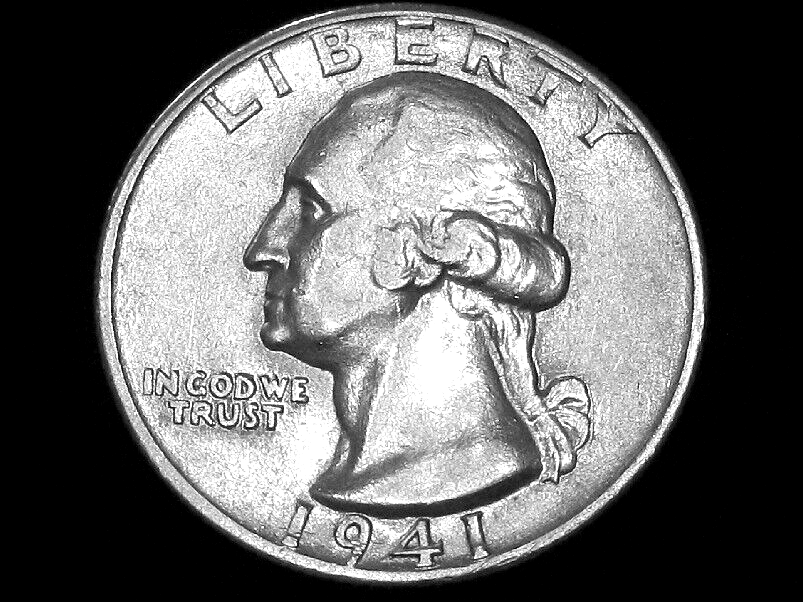 1941-D Washington Quarter --- Almost Uncirculated +++