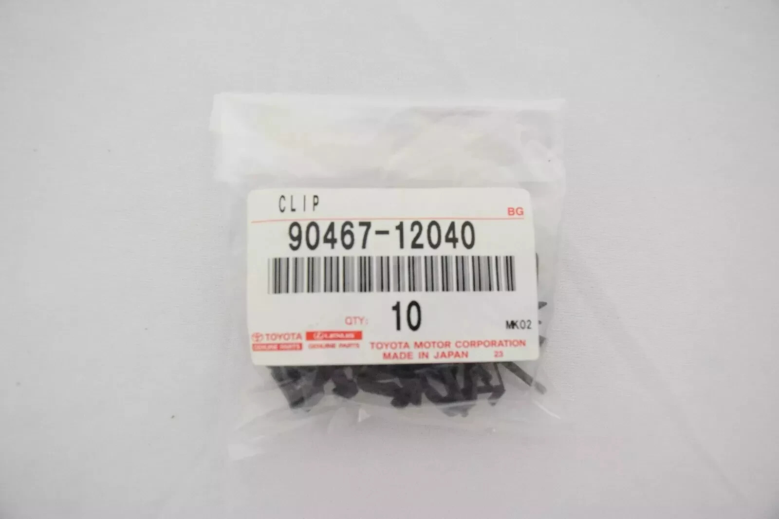 Genuine Toyota Grille Retainer Clips 90467-12040 OEM – 10pc RAV4 4Runner Tacoma
