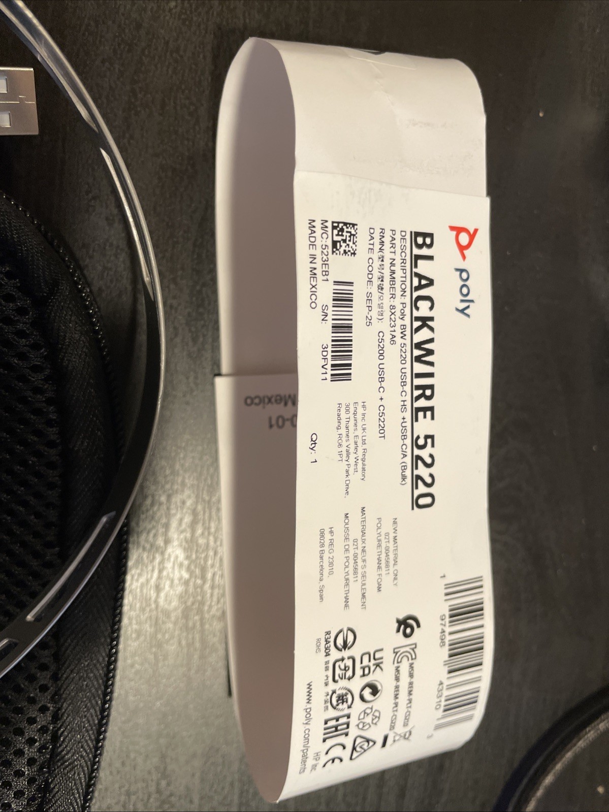 Plantronics Blackwire 5220 Binaural Headset
