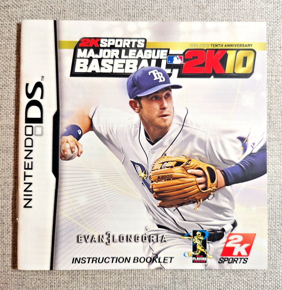 Major League Baseball 2K10 Instruction Manual Only - Nintendo DS