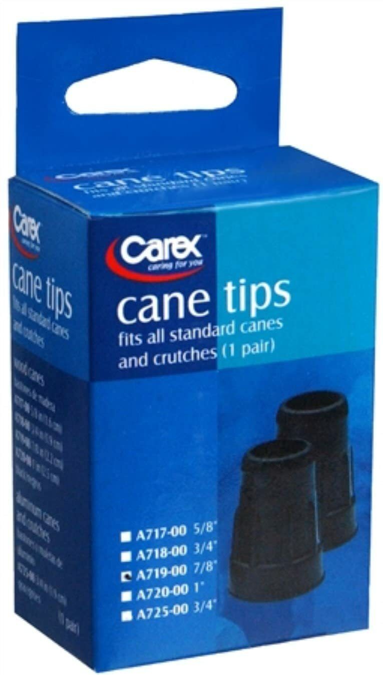 CARA CANE TIPS 7/8" BLACK CAREX  2 Tips Per Box