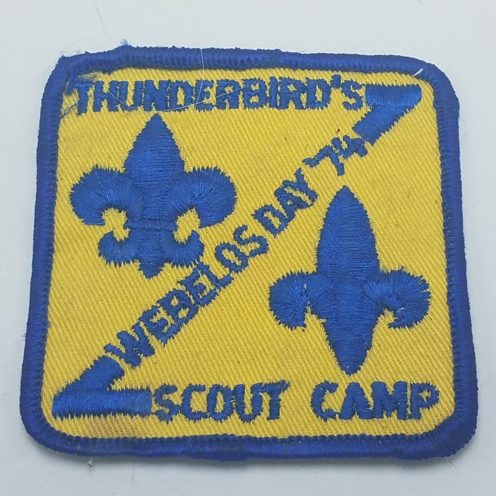 Vintage Patch Cub Scouts Thunderbird's Webelos Day Scout Camp 1974 3 1/8"
