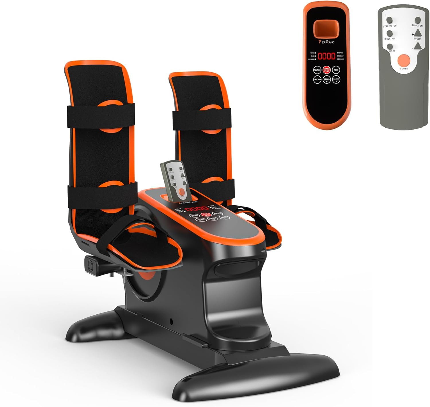 Under Desk Bike, Electric Pedal Exerciser for Seniors & Rehab Training with 12-L