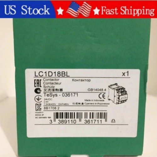1PCS Brand New Schneider LC1D18BL Contactor LC1D18BL  Fast Delivery