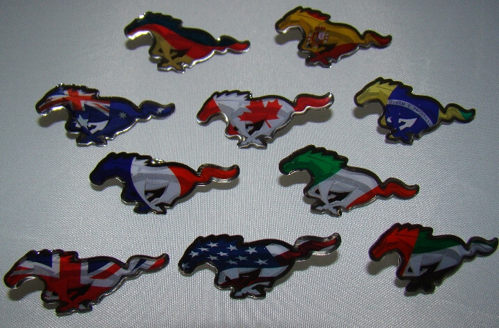 Mustang Unites SEMA Pin Set * Rare Ford Promotional Item * Free Shipping to USA!