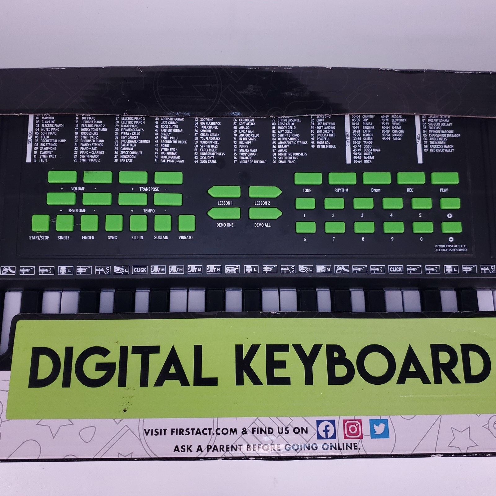 First Act Piano Keyboard Synthesizer and More