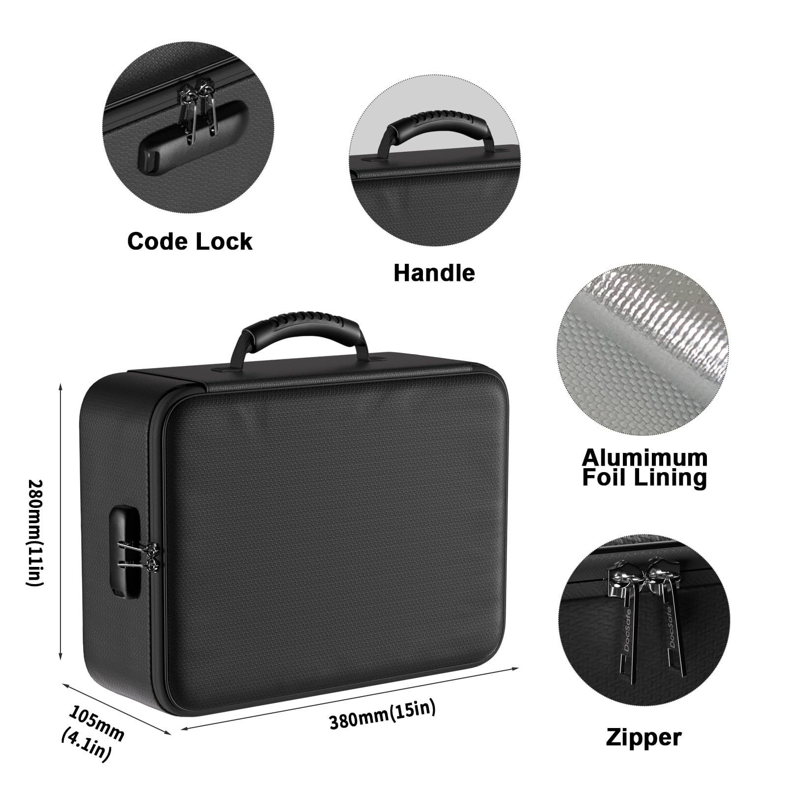 Docsafe 5200F Document Organizer Lockupgraded Heat Insulated