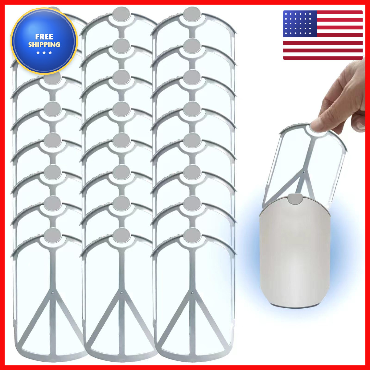 Baimnocm 33 Pack Refill Cartridges Compatible Flying Insect Trap M364 Max