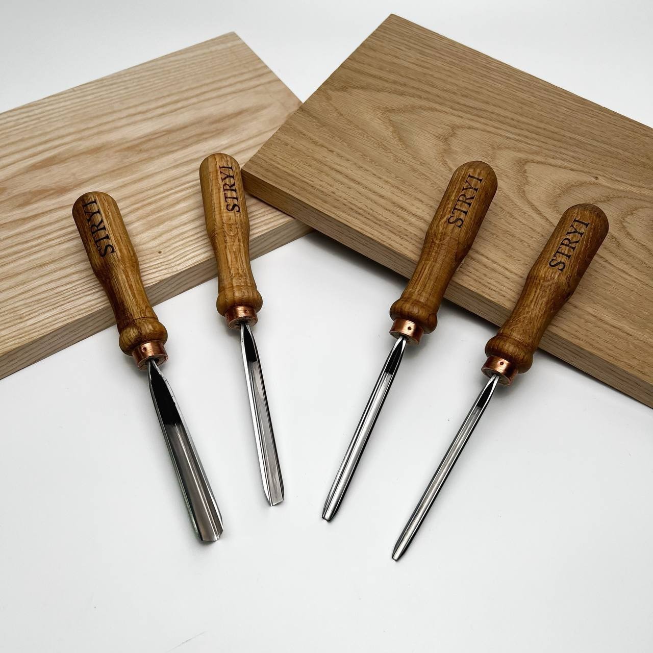 V-parting chisel 45 degrees, Woodcarving V-tool STRYI Profi, Carving tools