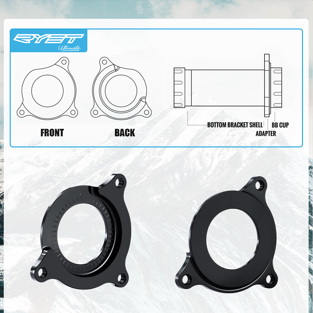 MRP ISCG-05 Adapter For BSA BB Shell Frame ISCG Adapter Chain Guide Part AL7075