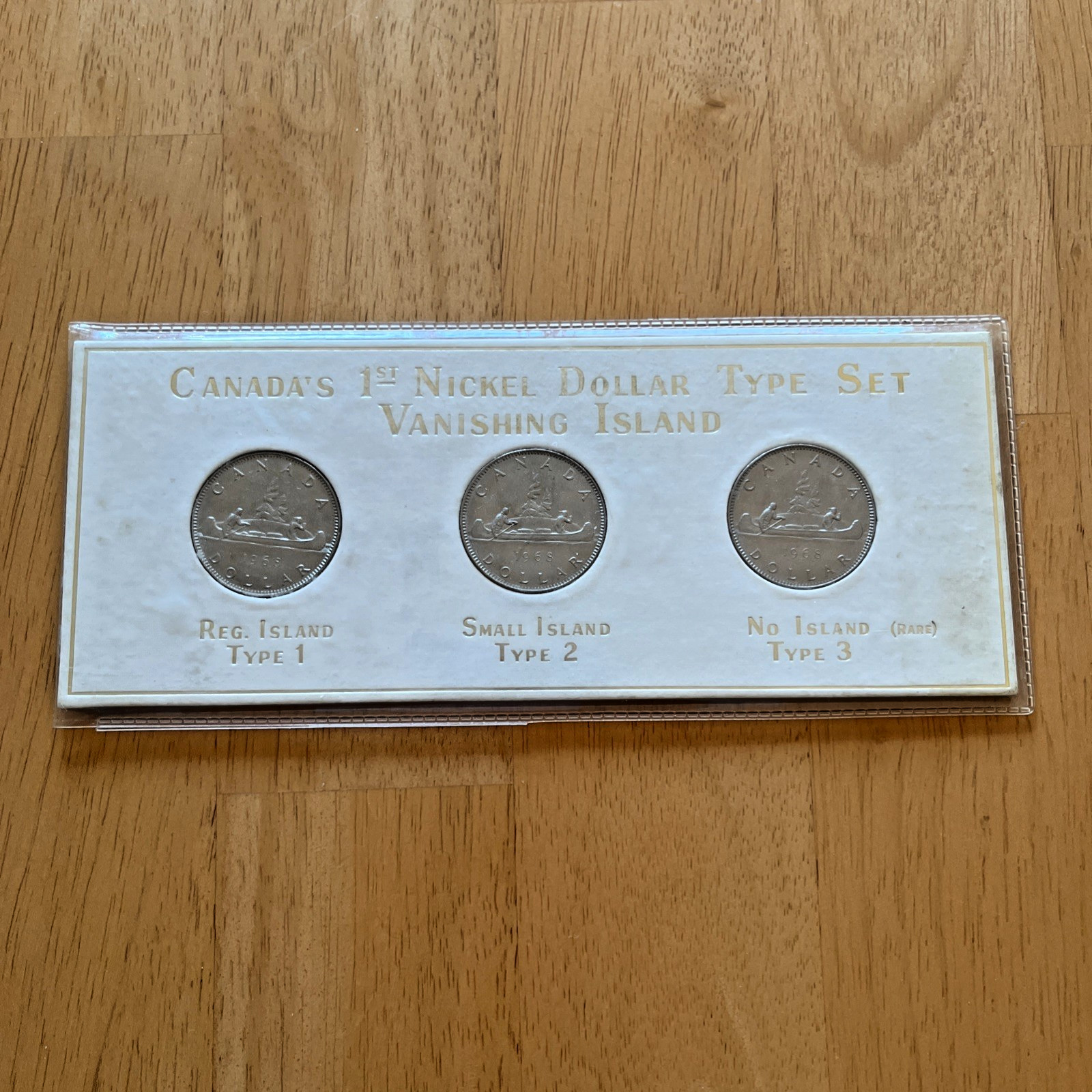 Canada's 1st Nickel Dollar Type Set Vanishing Island