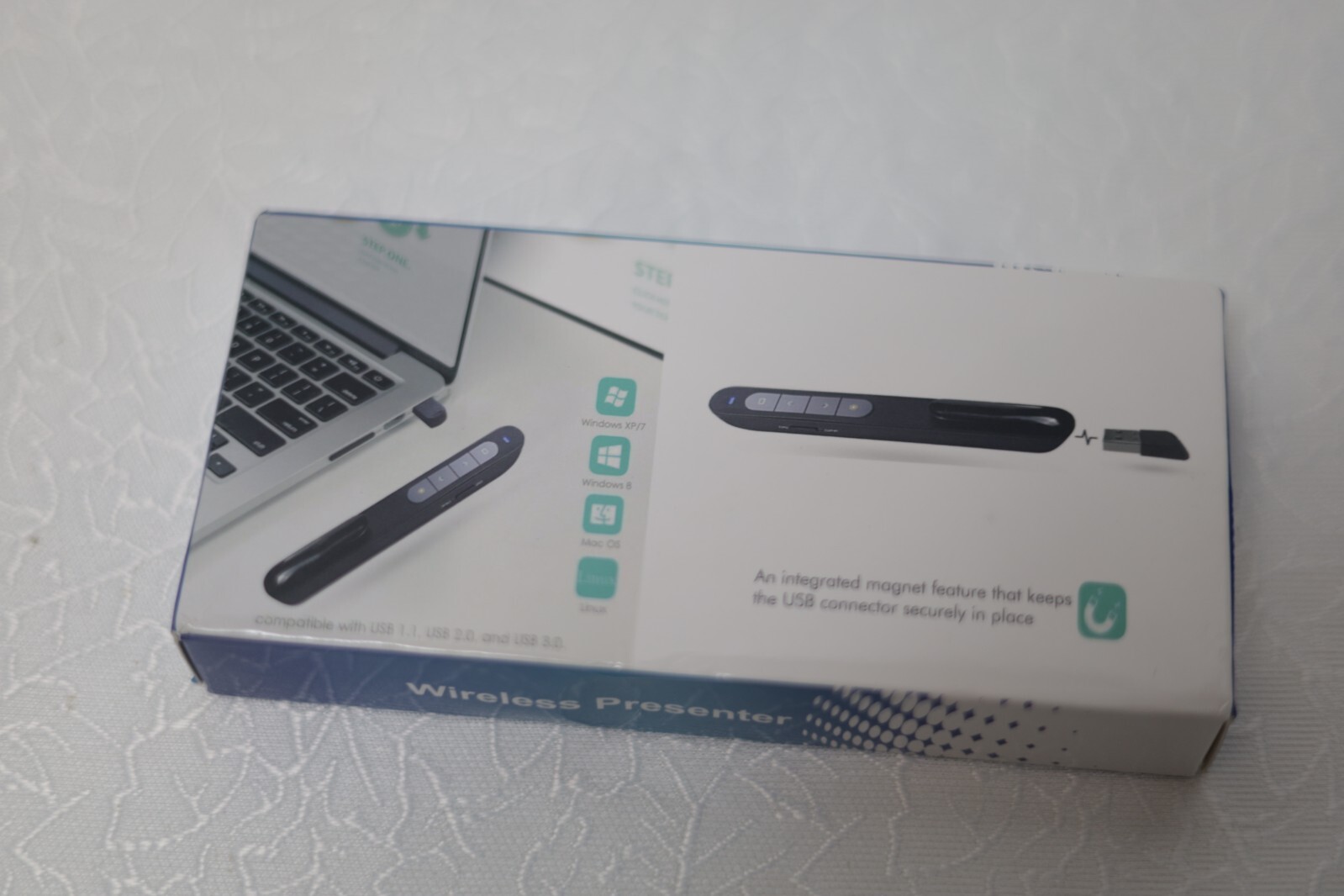 Black Slide Show Pointer Wireless Receiver Pointer for Device