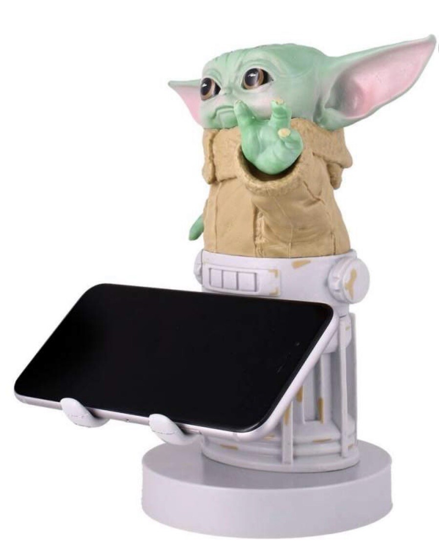 Star Wars:  The Mandalorian - The Child 8” Cable Guy Controller and Phone Caddy