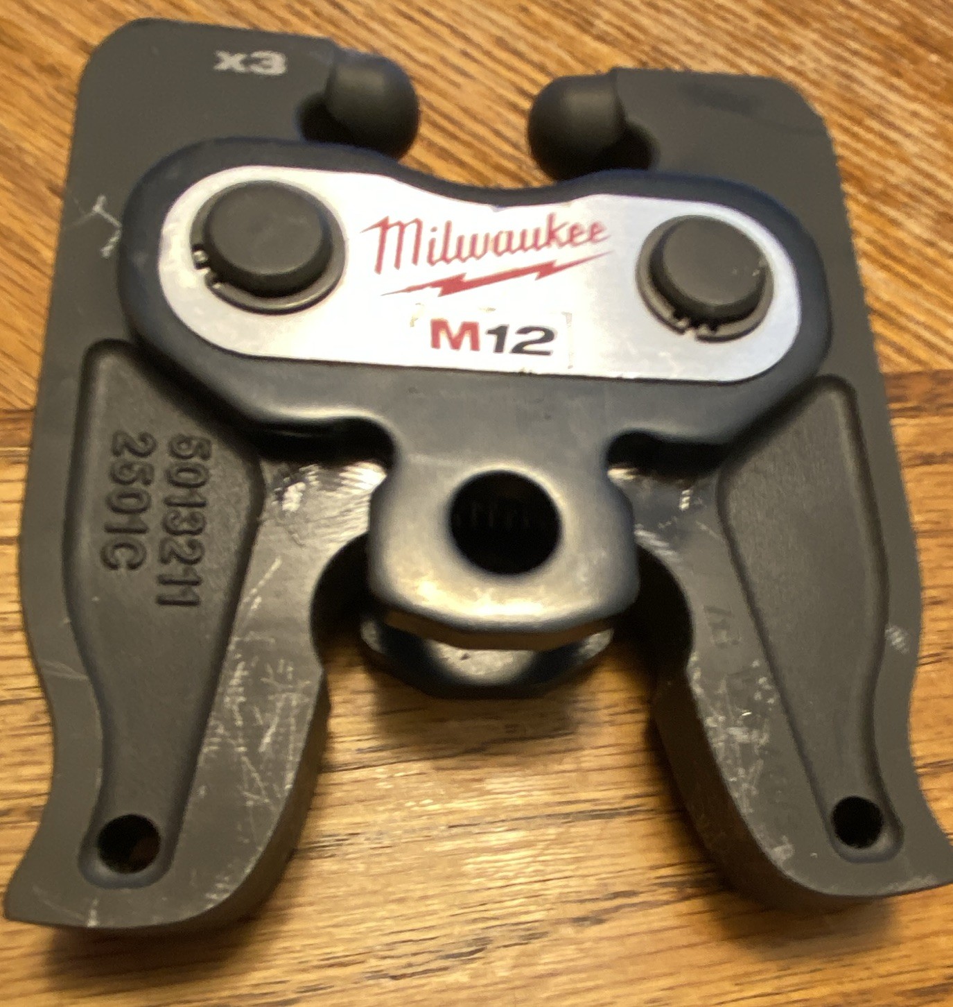 Milwaukee 49-16-2459X3 M12 PEX Press Tool Ring Jaw Set 3/8-1in
