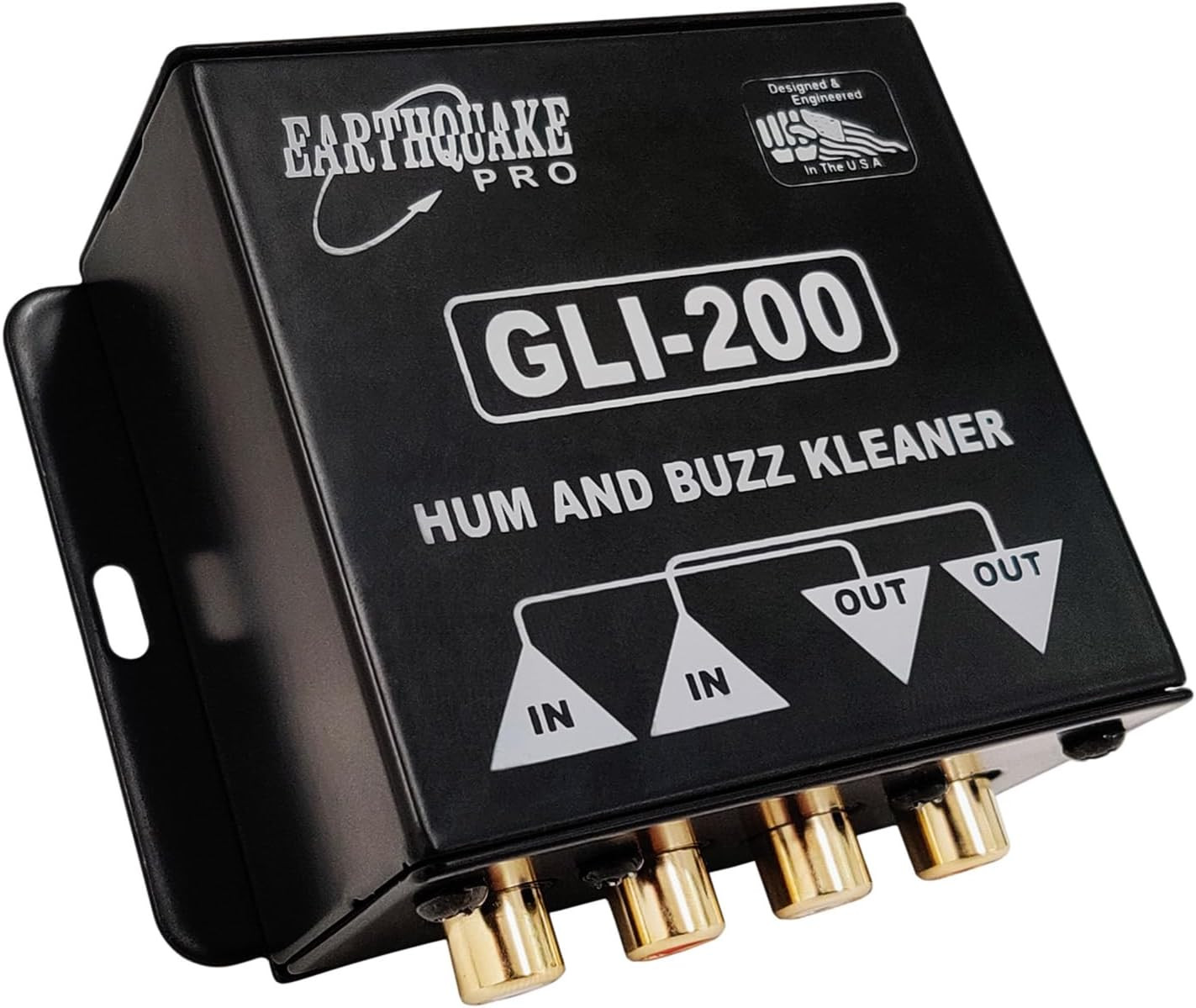 Sound GLI-200 Hum and Buzz Kleaner 600 Ohm RCA In/Out Ground Loop Isolator