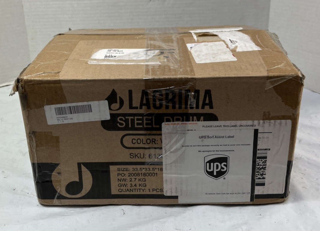 Lagrima Steel Drum White