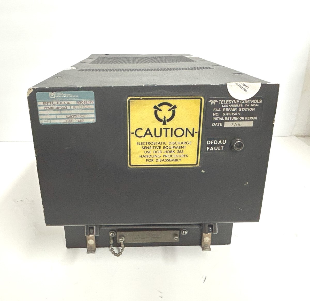 Hamilton Standard Aircraft Digital Flight Data Acquisition Unit 775110-16-003