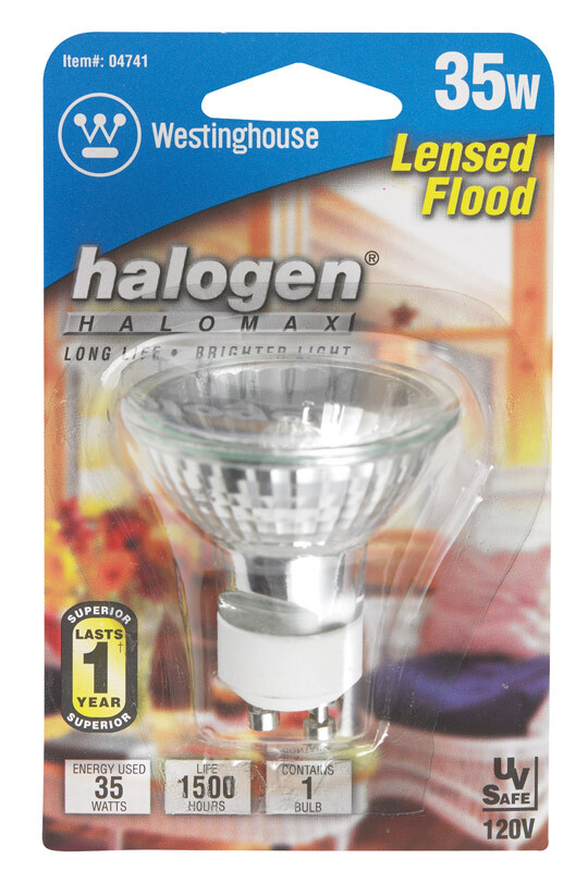 Westinghouse 04741 Halogen Bulb 35 W MR16 Floodlight 180 lm White Clear