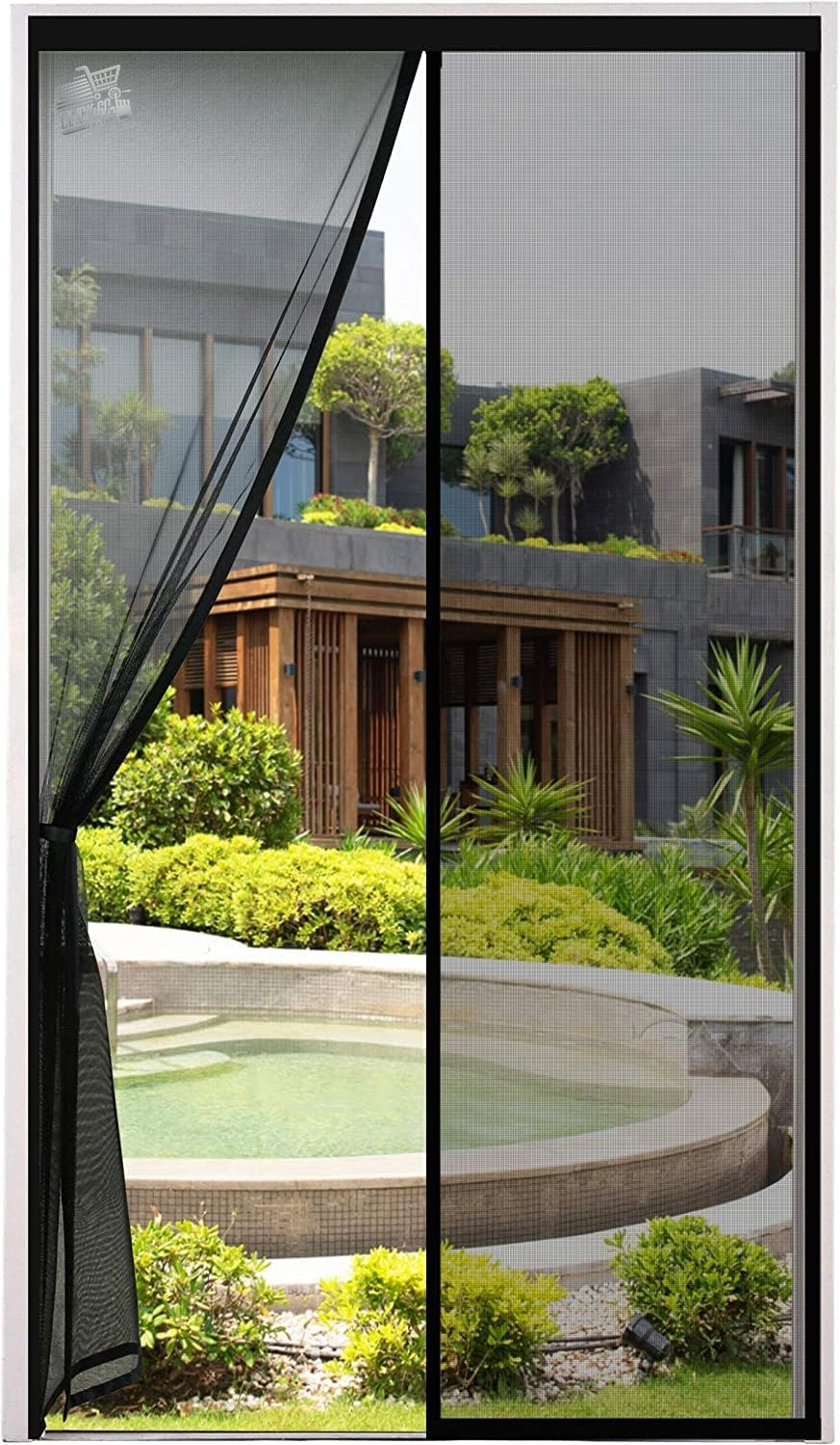 Magnetic mosquito net for door 120X240cm, fine net magnetic mosquito net, tent To