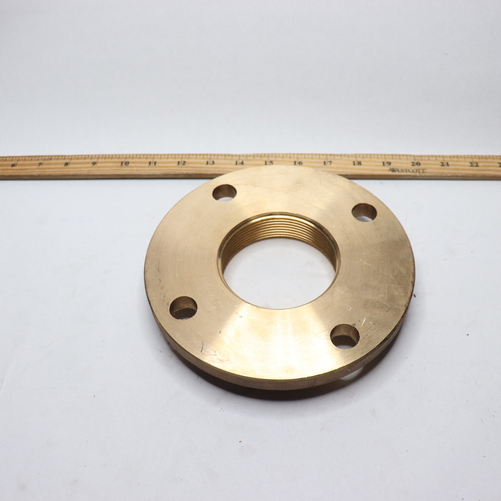 TM Brand Threaded Flange Bronze 150 lb. 3" LF68630
