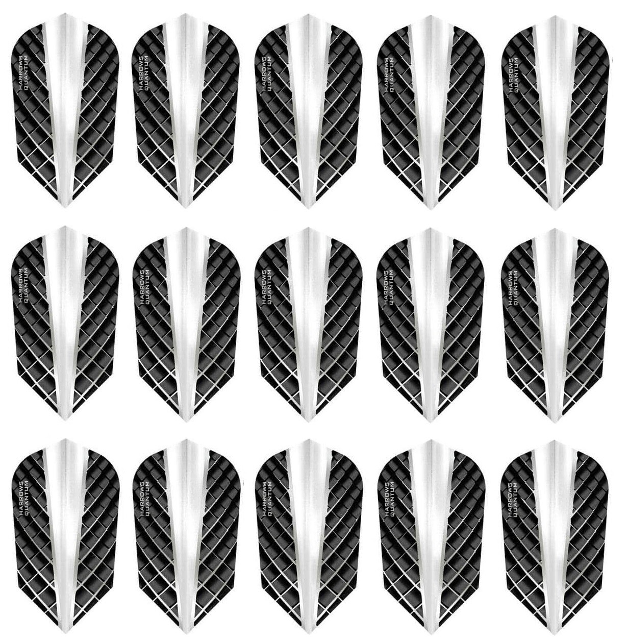 5 Sets Harrows Quantum 100 Micron Slim Dart Flights - Ships w/Tracking - Clear