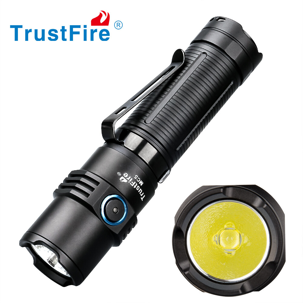 TrustFire MC5 3300Lumen W / Rechargeable EDC Flashlight Magnetic Waterproof US