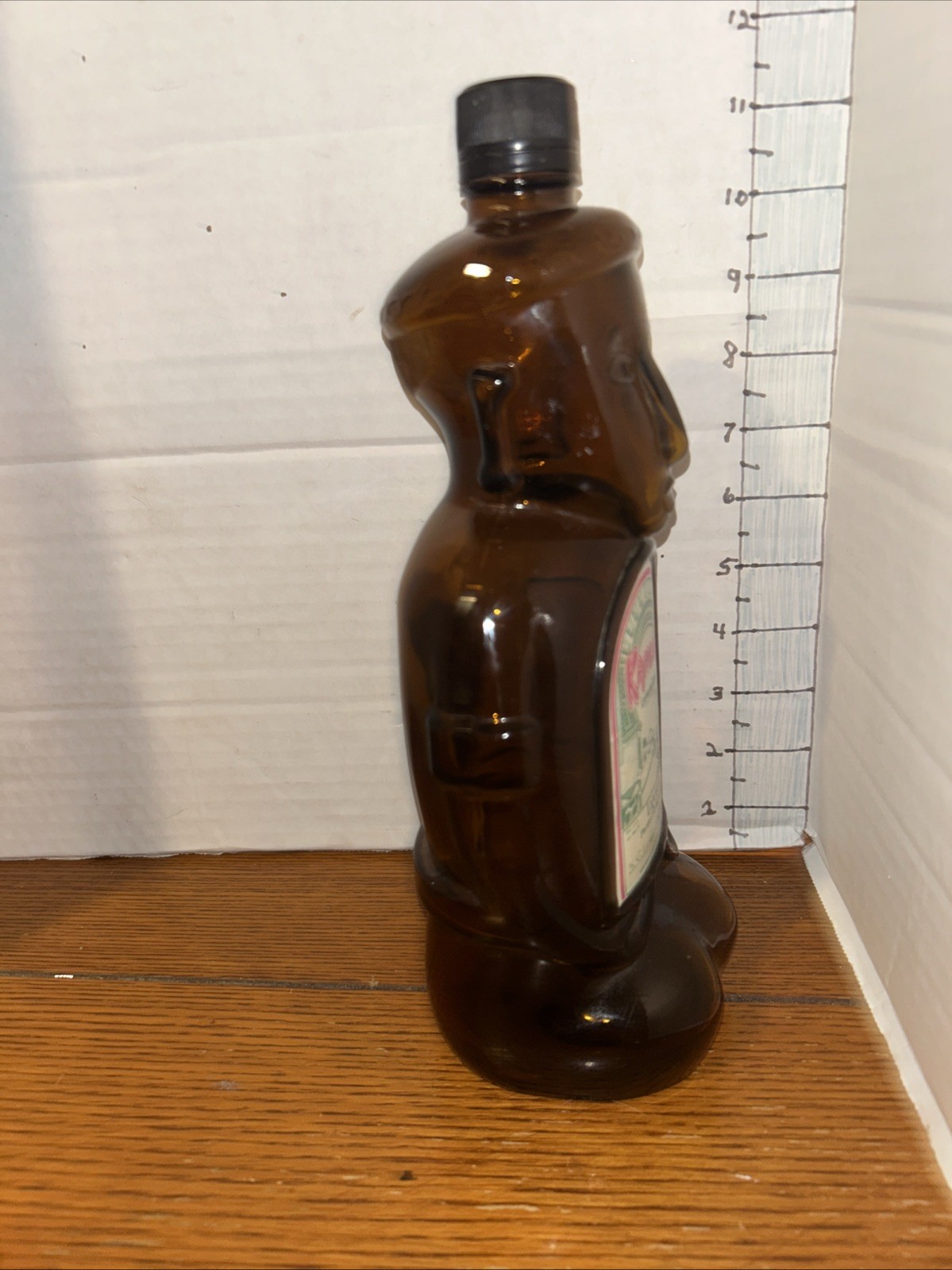 KAHLUA BOTTLE AZTEC HERITAGE EDITION DISCONTINUED MADE IN MEXICO -Empty
