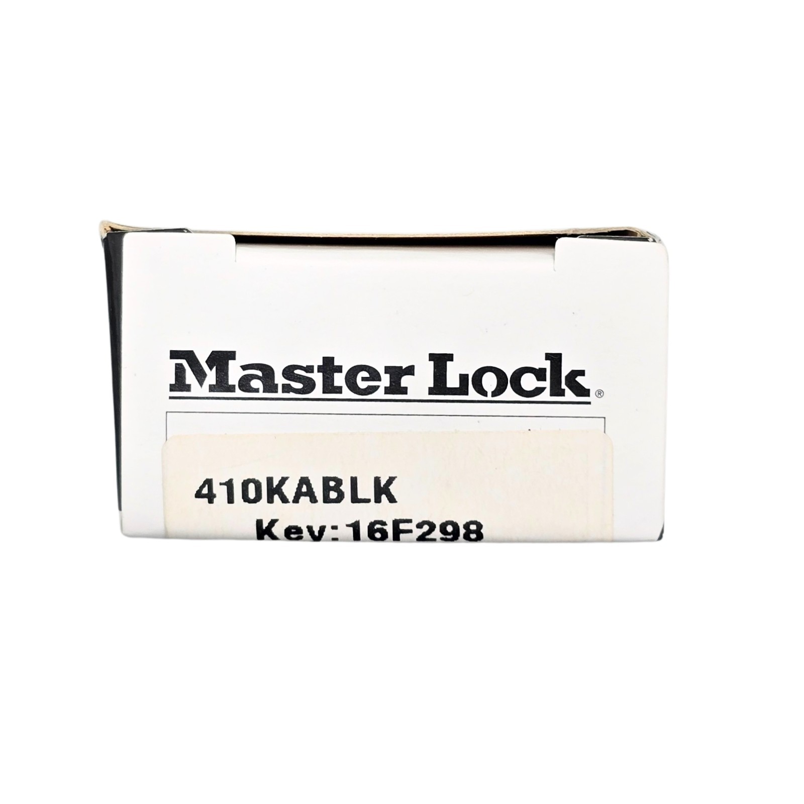 Master Lock 410KABLK Safety Lockout Padlock Black