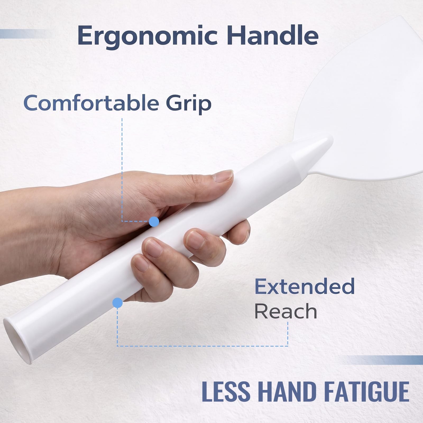 7" Plastic Drywall Knife with Extra Long Handle Flexible Drywall Taping Knife...