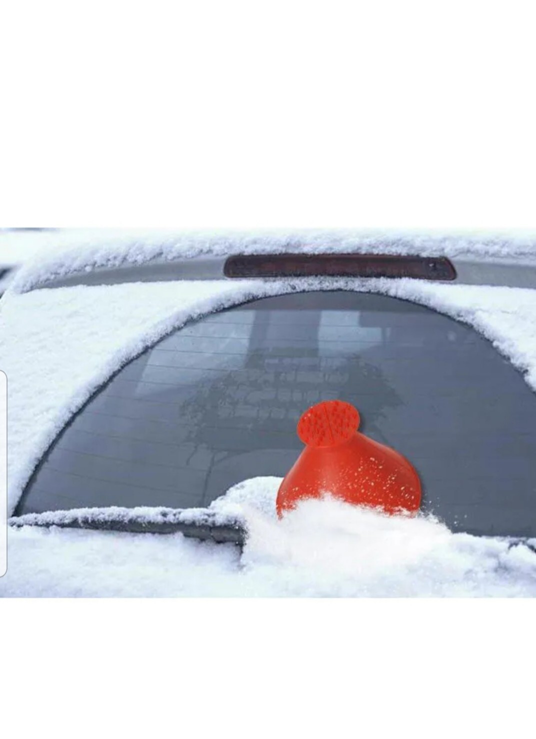 2 in 1 Car Windshield Magic Ice Scraper Tool Cone Shaped And Funnel. 3pc 