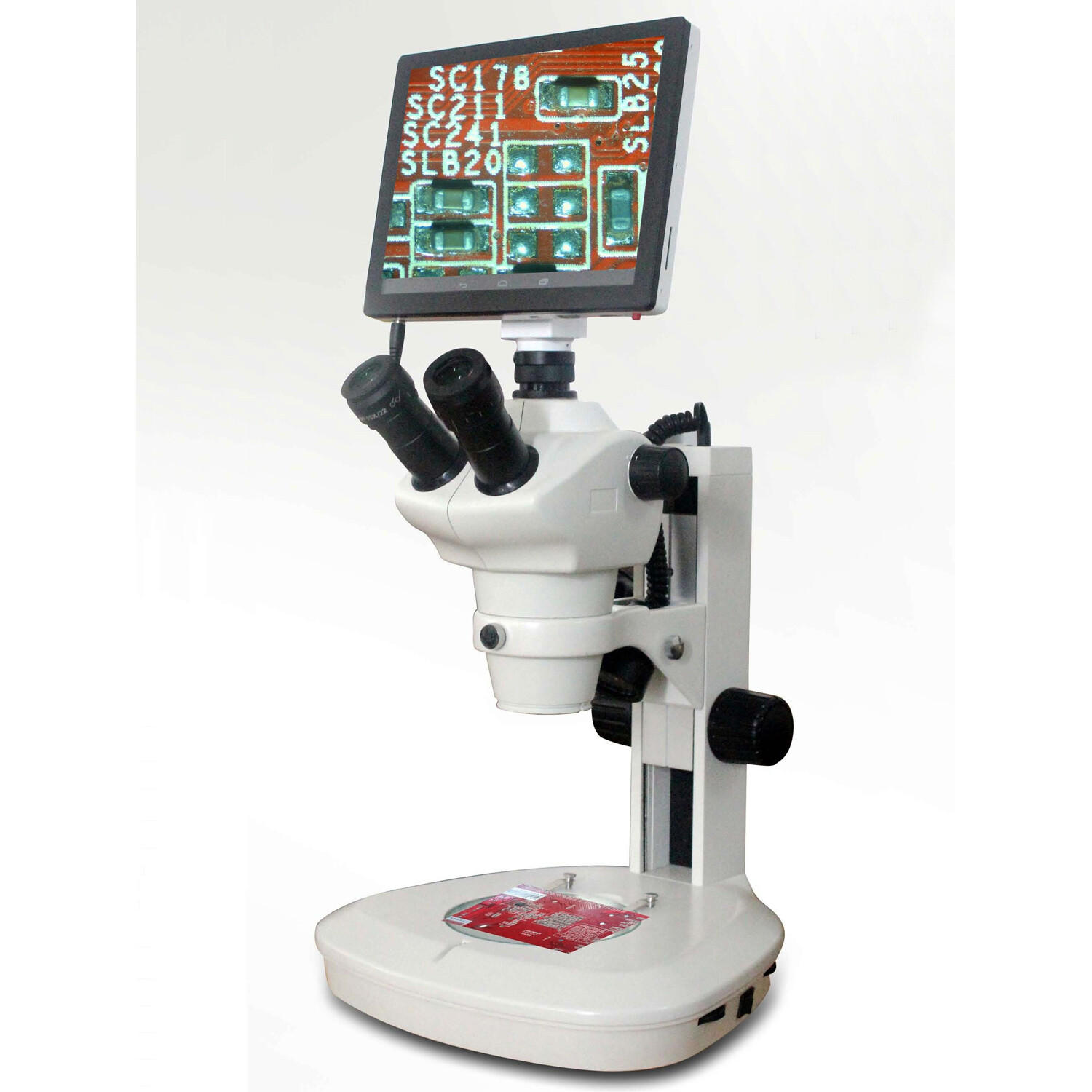 AmScope 5.0MP TouchPad Microscope Camera High-Res Android OS HDMI Output