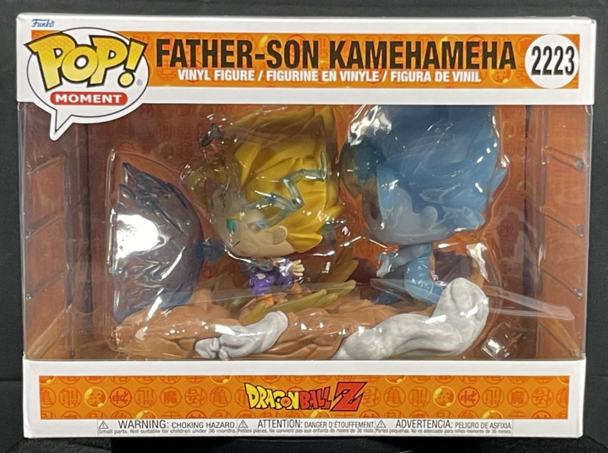 Funko Pop! Moment Anime #2223 Dragon Ball Z Father-Son Kamehameha Connecting New