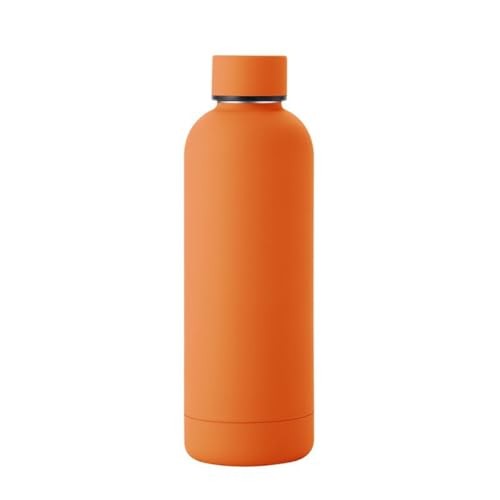17oz Stainless Steel Insulated Narrow Mouth Sports Water 17 Ounces Orange