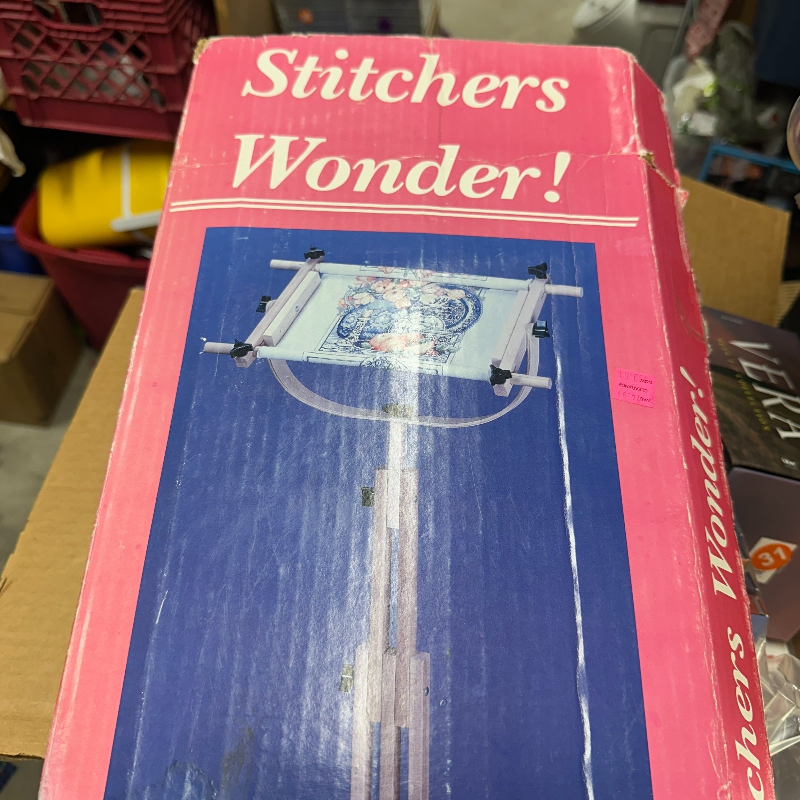 STITCHERS WONDER-ROTATING SCROLL FRAME Stand - Hardware Replacement Piece Part B