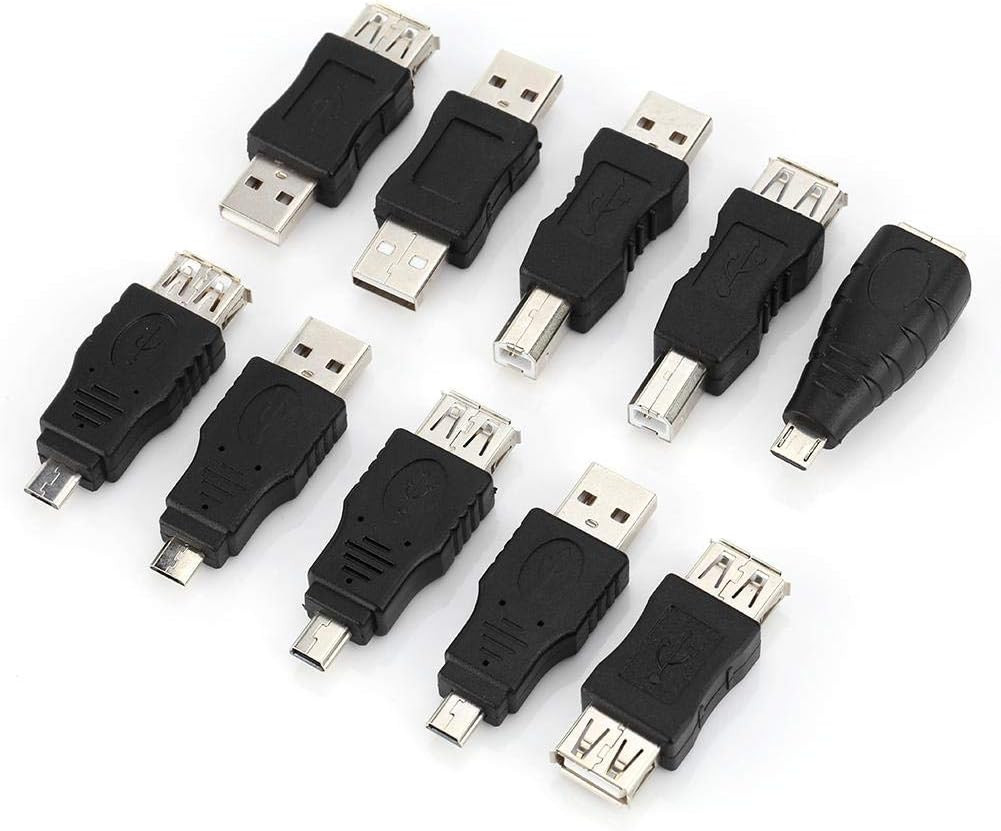 USB Adapter Kit, 40PCS Multiple USB2.0 Adapter Converter Connectors, Compatible
