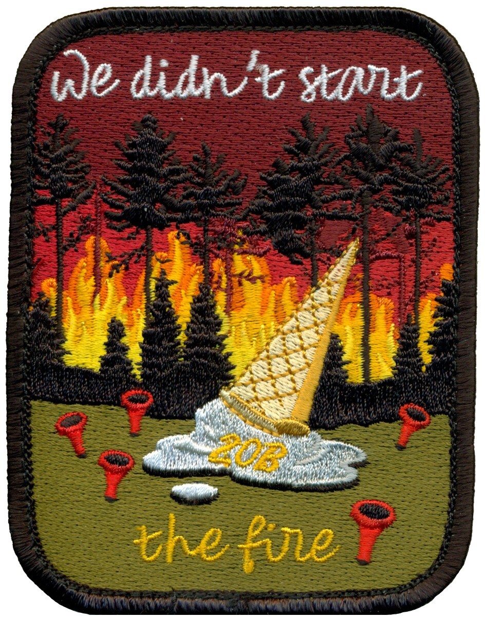 USAF TEST PILOT SCHOOL CLASS 2020 B  - THE FIRE - PATCH