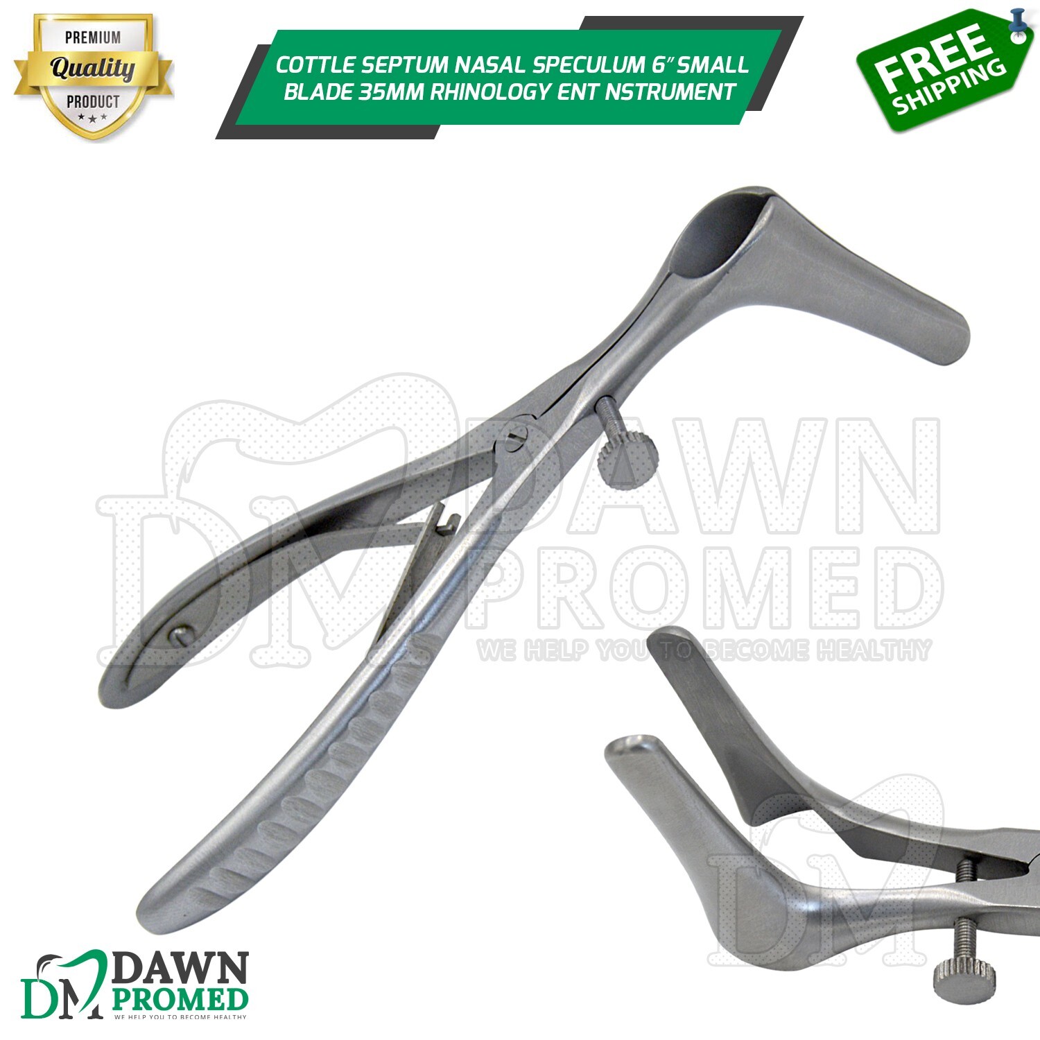 Cottle Septum Nasal Speculum 6″ Small Blades 35mm Rhinology ENT Inst German Gr