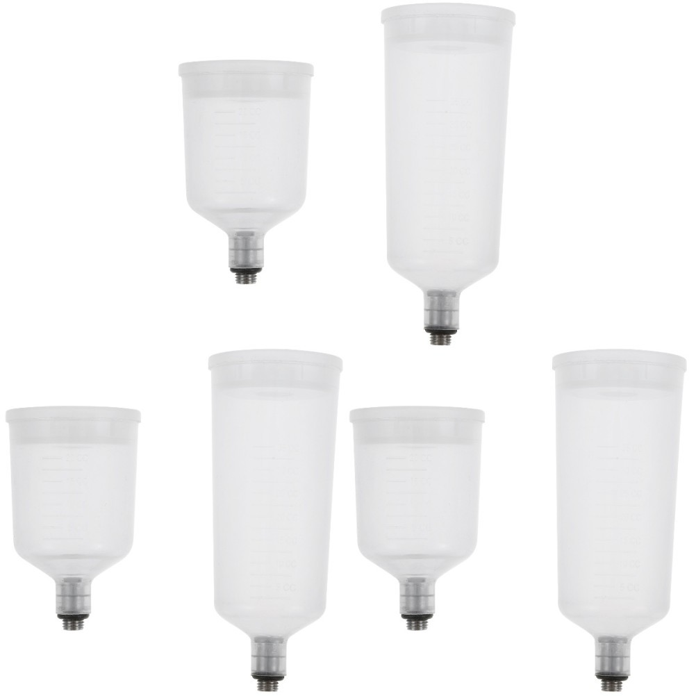 3 Count Airbrush Sprayer Containers Refillable Paint Cup Pigment Bottles Pot