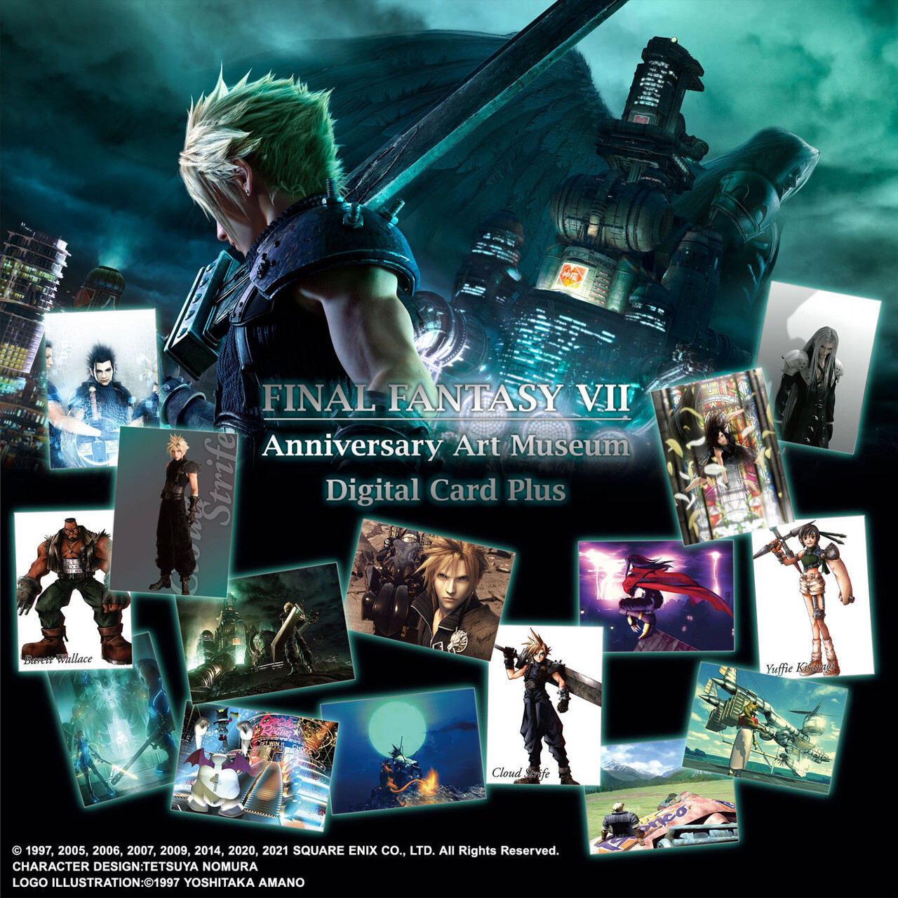 FOIL, YOU PICK! Final Fantasy VII 7 Anniversary Art Museum Card Vol 1