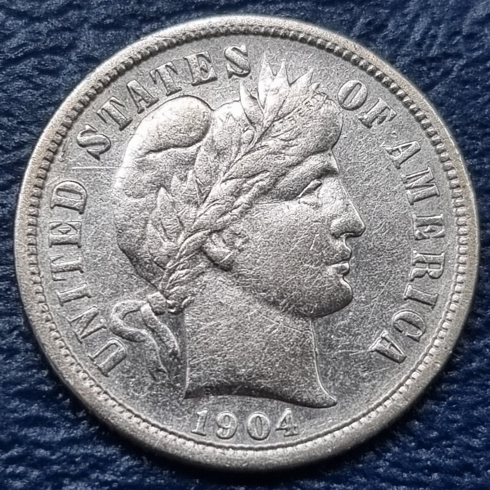 1904 S Barber Dime 10c Better Grade XF - AU Details #70920