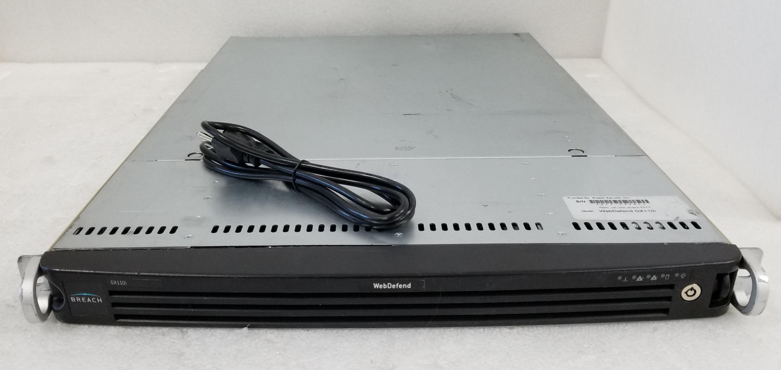 Trustwave Breach WebDefend GX110i Web Application Firewall WAF 500GB HDD