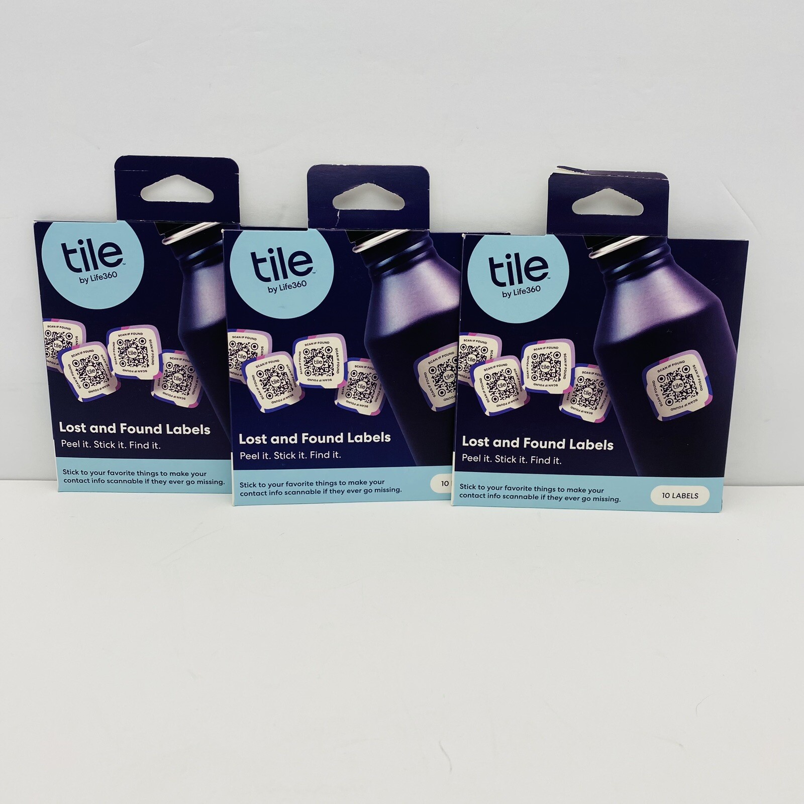 Tile By Life 360 - Lost and Found Labels - Pack Of 10 -  BRAND NEW Lot Of 3