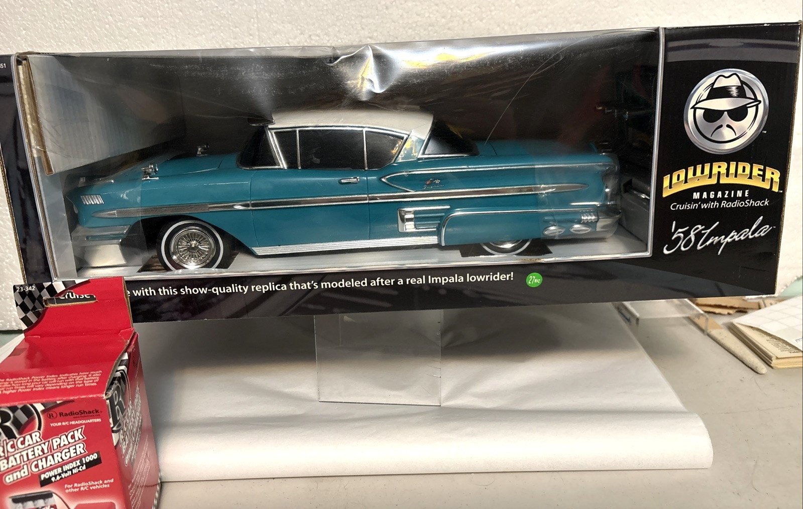RadioShack Lowrider Magazine - '58 Impala 1/12 scale 27 MHz Remote Control- NOS