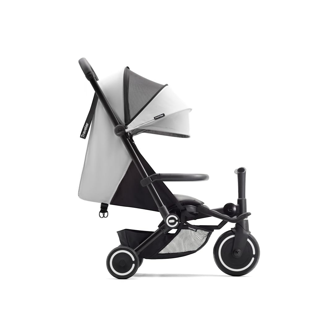 Smartrike Traveler Travel Stroller for Toddlers, Everest White OPEN BOX
