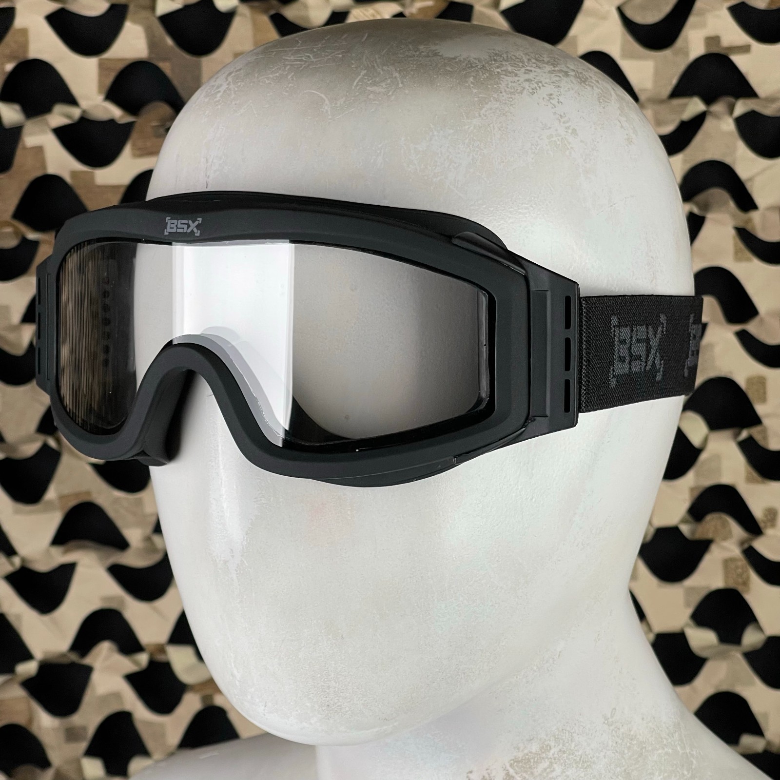 NEW BSX Tango Airsoft Goggle - Thermal w/ Clear Lens - Black