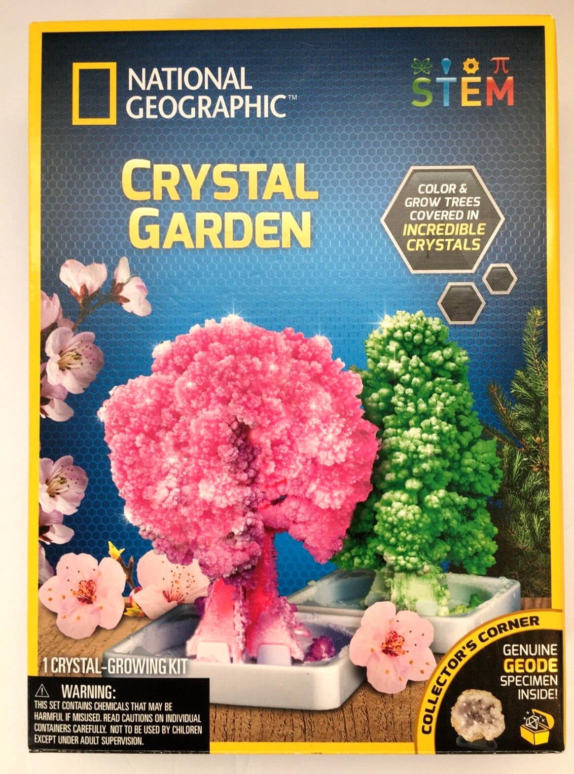 Crystal Garden Growing Kit Experiment Summer Learning Nat'l Geographic Gift